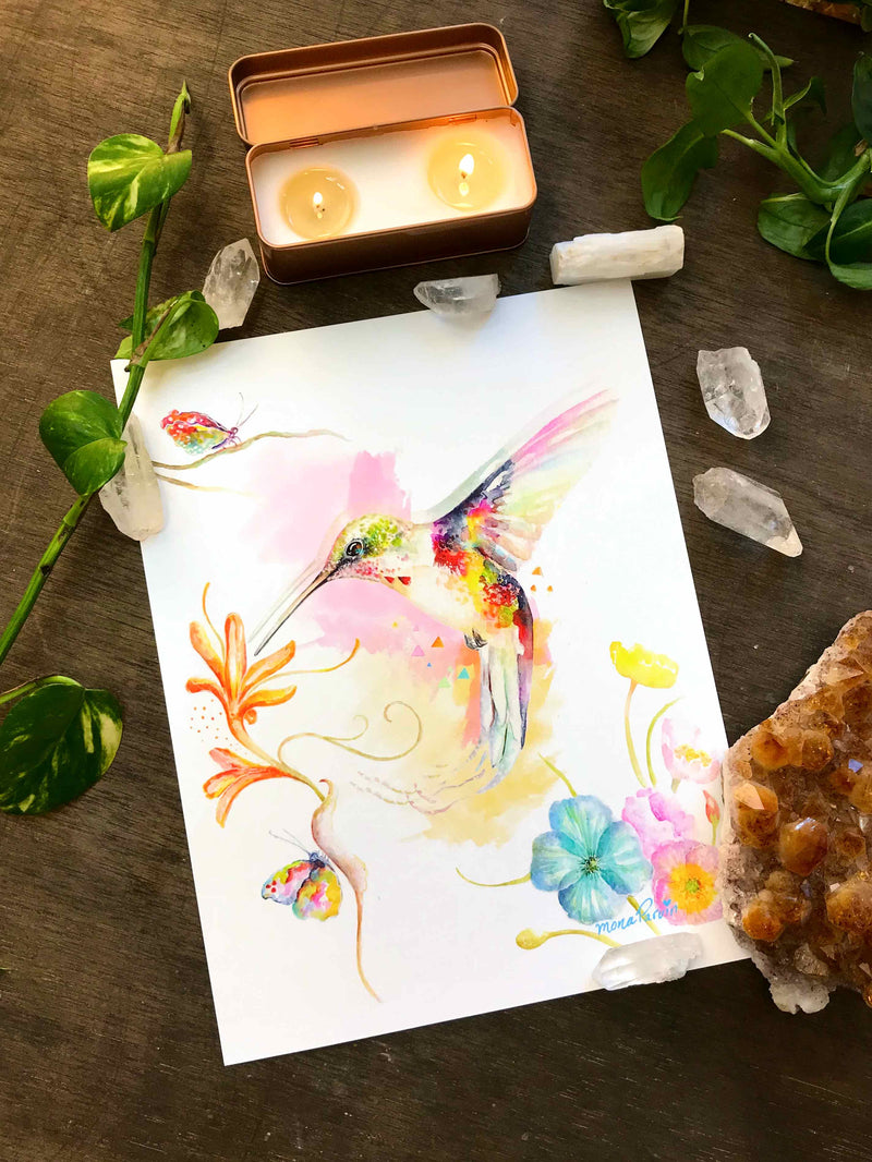 Fine Art Print - Hummingbird Dance